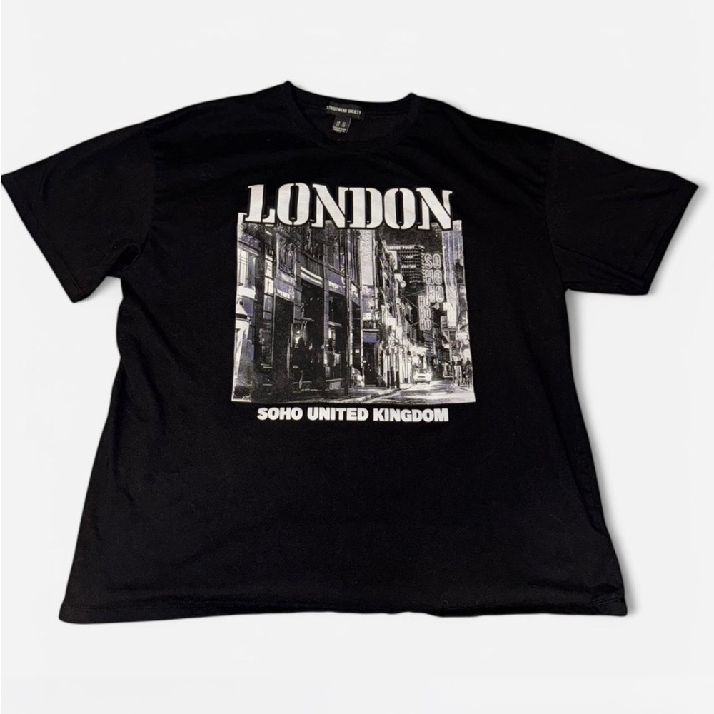 Street Wear Society luxury London So-Ho graphic tee Trending streetwear